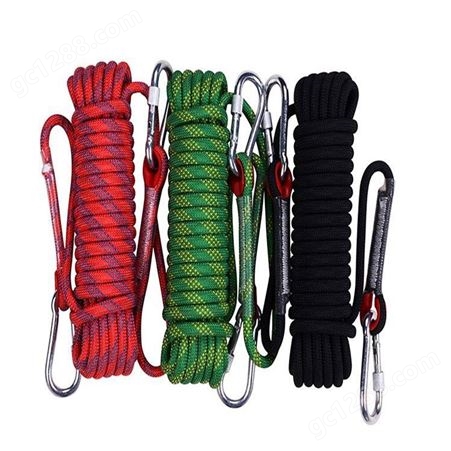 尼龙捆绑用绳子 丙纶编织绳 户外高空作业安全绳