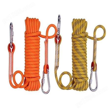 尼龙捆绑用绳子 丙纶编织绳 户外高空作业安全绳