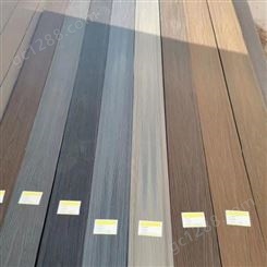 湖州塑木地板各种颜色木塑地板比对图