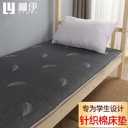 针织棉学生床垫宿舍寝室单人舒适保暖加厚软硬适中软垫褥子0.9冬